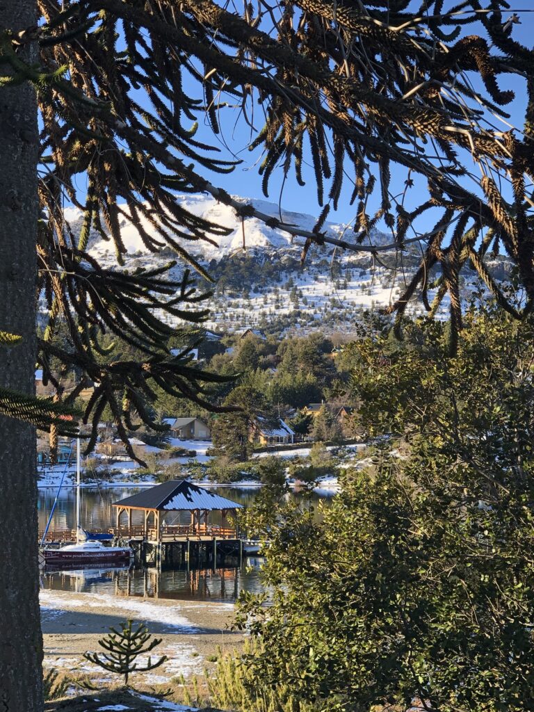 villa pehuenia clima en primavera